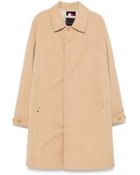 Tommy Hilfiger - Sand Long Raincoat - Lyst