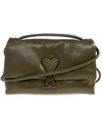 Ami Paris - Sac À Main Heart En Cuir À Logo - Lyst