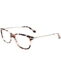 Calvin Klein - Tortoiseshell-Effect Rectangle-Frame Glasses - Lyst