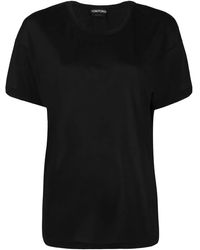 Tom Ford - Logo-Patch Short-Sleeved T-Shirt - Lyst