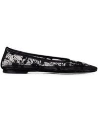Dear Frances - Balla Floral-Lace Ballet Flats - Lyst