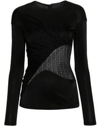 Givenchy - Top Met Vlakken - Lyst
