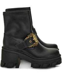 Versace Jeans Couture - Stiefel Mit Schnalle - Lyst