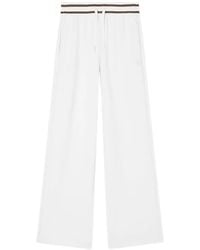 ARMANI EXCHANGE - Jogger Trousers With Contrasting Trims - Lyst