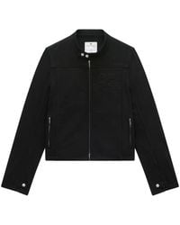 Courreges - Zip-Up Denim Jacket - Lyst