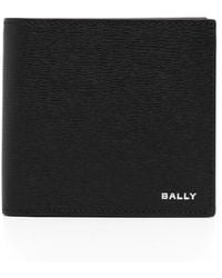 Bally - Logo-Stamp Bi-Fold Leather Wallet - Lyst