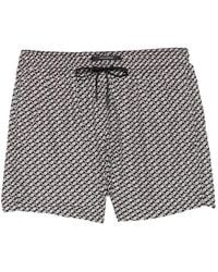 Tagliatore - Short De Bain Honolulu À Imprimé Géométrique - Lyst