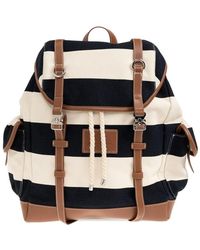 Paul & Shark - Striped Drawstring Backpack - Lyst