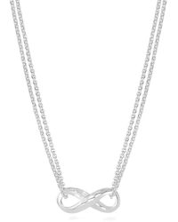 Dower & Hall - Entwined Infinity Halsketting Met Hanger - Lyst