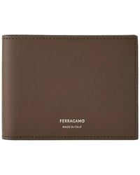 Ferragamo - Portefeuille En Cuir À Design Pliant - Lyst