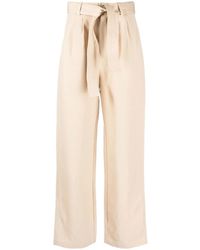 Woolrich - Linen Blend Trousers - Lyst