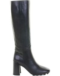 Hogan - Block-heel Leather Boots - Lyst