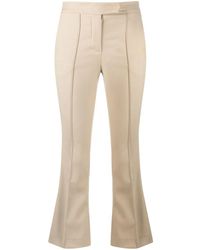 Blanca Vita - Portula Pintuck-Detail Cropped Trousers - Lyst
