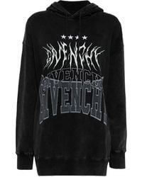 Givenchy - Logo-Print Cotton Hoodie - Lyst