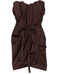Vivienne Westwood - Mini-Jurk Met Gedrapeerde Taille - Lyst