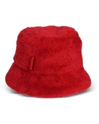 ハット Max Mara Embroidered Polyester Tessa Bucket Hat Max Mara Embroidered Polyester Tessa Bucket Hat in Natural