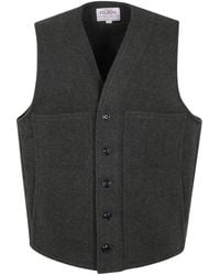 Filson - Button-Up Wool Gilet - Lyst