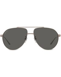 Gucci - Interlocking G Pilot-frame Sunglasses - Lyst