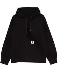 Sacai - X Carhartt Wip Logo-Patch Jersey Hoodie - Lyst