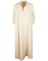 Max Mara - Cotton Chemisier Dress - Lyst