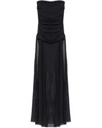 Bondeye - Ruched Bare Maxi Dress - Lyst