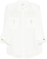 Elisabetta Franchi - Chemise À Manches Trois-Quarts - Lyst