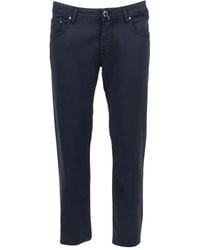Jacob Cohen - Slim Fit Five-Pocket Pants - Lyst