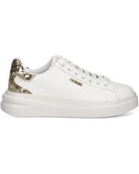 Guess - Elbina Sequin-Heel Sneakers - Lyst