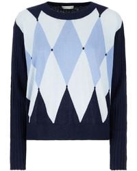 Ballantyne - Pullover mit Argyle-Intarsie - Lyst