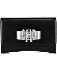 Philipp Plein - Logo-Plaque Leather Clutch Bag - Lyst