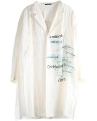 Yohji Yamamoto - Printed Coat - Lyst