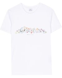 PS by Paul Smith - T-shirt Met Print - Lyst
