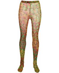 PUCCI - Tartuca-Print Tights - Lyst