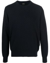 Brioni - Jersey con cuello redondo - Lyst