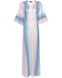 Missoni - Lurex-Kleid mit Spitze - Lyst