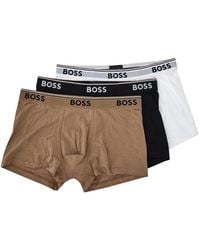 BOSS - Logo-Waistband Briefs (Pack Of Three) - Lyst