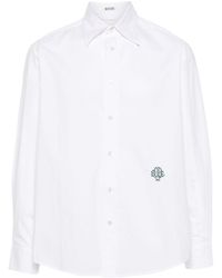 Bode - Logo-embroidered Poplin Shirt - Lyst