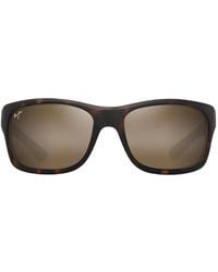 Maui Jim - Ano Nui Rectangle-Frame Sunglasses - Lyst