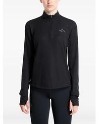 Nike - Quarter-Zip Thumb-Hole Sweatshirt - Lyst