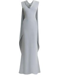 Gemy Maalouf - Padded-Shoulders Maxi Dress - Lyst