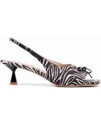 SCAROSSO - Bella Zebra-Print Pumps - Lyst