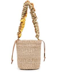 Aranaz - Scrunchie Mini Bucket Bag - Lyst