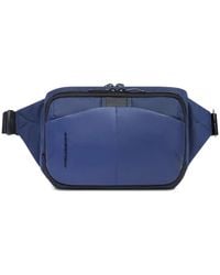 Piquadro - Logo-Lettering Mesh Belt Bag - Lyst