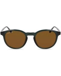 Lacoste - L6030S Round-Frame Sunglasses - Lyst