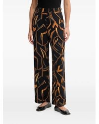 Joseph Ribkoff - Geometric-Pattern Trousers - Lyst