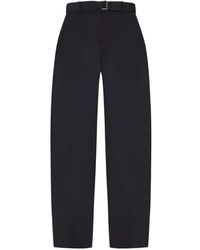 Sacai - Belted Tappered Trousers - Lyst