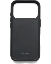 prada-black-Leather-Iphone-17-