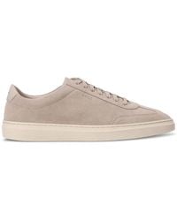 BOSS - Suede Low-Top Sneakers - Lyst