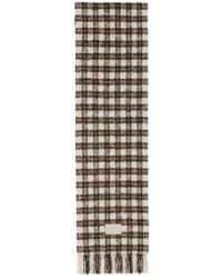 Acne Studios - Checked Fringed Scarf - Lyst