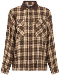 Palm Angels - Chemise Ample Surfer Dream À Carreaux - Lyst